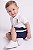 Conjunto Bebê Polo Ralph Lauren Polo Bear Branco e Shorts Azul-Marinho - Imagem 2