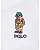 Conjunto Bebê Polo Ralph Lauren Polo Bear Branco e Shorts Azul-Marinho - Imagem 12