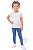 Conjunto Infantil Tommy Hilfiger – Camiseta com Renda + Legging Estampada - Imagem 1