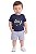 Conjunto Bebê Ralph Lauren Camiseta Azul-Marinho e Bermuda - Imagem 1