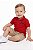 Conjunto Bebê Tommy Hilfiger Polo Vermelha e Bermuda - Imagem 2
