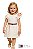 Vestido Tommy Hilfiger Infantil Festa Branco com Cinto - Imagem 1