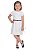 Vestido Tommy Hilfiger Infantil Festa Branco com Cinto - Imagem 1