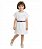 Vestido Tommy Hilfiger Infantil Festa Branco com Cinto - Imagem 2
