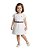 Vestido Tommy Hilfiger Infantil Festa Branco com Cinto - Imagem 1