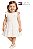 Vestido Tommy Hilfiger infantil Lese Branco - Imagem 1