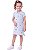 Vestido Infantil Tommy Hilfiger Polo Estampado – Azul Claro - Imagem 1