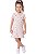 Vestido Infantil Tommy Hilfiger Polo Monograma – Rosa Claro - Imagem 1
