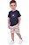 Conjunto Infantil Tommy Hilfiger Camiseta Azul-Marinho e Bermuda - Imagem 1