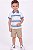 Conjunto Infantil Tommy Hilfiger Polo Listrada e Bermuda Caqui - Imagem 4