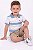 Conjunto Infantil Tommy Hilfiger Polo Listrada e Bermuda Caqui - Imagem 3