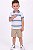 Conjunto Infantil Tommy Hilfiger Polo Listrada e Bermuda Caqui - Imagem 6