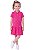 Vestido Infantil Tommy Hilfiger Polo Monograma – Rosa Pink - Imagem 1