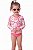 Biquíni Infantil OshKosh 3 Peças Floral com Proteção UV - Imagem 3