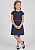 Vestido Tommy Hilfiger Infantil Festa Azul-Marinho com Cinto - Imagem 3