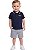 Conjunto Bebê Tommy Hilfiger Polo Azul-Marinho e Bermuda - Imagem 1
