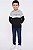 Moletom Infantil Tommy Hilfiger Preto e Cinza Sem Fleece - Imagem 3