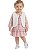 Conjunto Carter's Vestido Xadrez e Colete Sherpa - Imagem 1