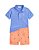 Conjunto Bebê Polo Ralph Lauren Polo e Shorts Estampado - Imagem 2