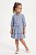 Vestido Infantil Tommy Hilfiger Chemise Listrado Azul - Imagem 8