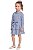 Vestido Infantil Tommy Hilfiger Chemise Listrado Azul - Imagem 1
