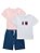Conjunto 3 peças Kids Tommy Hilfiger - Imagem 4