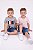 Conjunto Infantil Tommy Hilfiger 3 Peças Camisetas Cinza e Rosa e Bermuda - Imagem 8