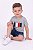 Conjunto Infantil Tommy Hilfiger 3 Peças Camisetas Cinza e Rosa e Bermuda - Imagem 7