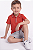 Conjunto Infantil Calvin Klein 3 Peças Polo, Camiseta e Bermuda - Imagem 5