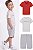 Conjunto Infantil Calvin Klein 3 Peças Polo, Camiseta e Bermuda - Imagem 9