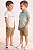 Conjunto Infantil Calvin Klein 3 Peças Camiseta, Polo e Bermuda - Imagem 7