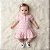 Vestido Infantil Gola Polo Tommy Hilfiger Rosa - Imagem 3