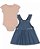 Jardineira Calvin Klein + camiseta infantil - Imagem 5