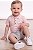 Conjunto Bebê Calvin Klein Polo Rosa e Bermuda - Imagem 3