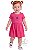 Vestido Tommy Hilfiger Bebê Rosa Fúcsia - Imagem 1