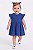 Vestido Bebê Tommy Hilfiger em Malha Azul - Imagem 3