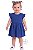 Vestido Bebê Tommy Hilfiger em Malha Azul - Imagem 1