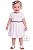 Vestido Bebê Tommy Hilfiger Malha com Saia em Laise - Imagem 1