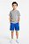 Conjunto Infantil Puma 3 Peças Regata Camiseta e Bermuda Azul - Imagem 3
