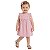 Vestido Infantil Tommy Hilfiger Listrado Rosa - Imagem 2