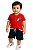 Conjunto infantil Tommy Hilfiger Bebê Camiseta + Shorts - Imagem 1