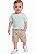 Conjunto Infantil Calvin Klein Camiseta Bermuda Cargo Bege - Imagem 7