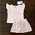 Conjunto Infantil Calvin Klein Rosa Saia Plissada. - Imagem 6