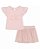 Conjunto Infantil Calvin Klein Rosa Saia Plissada. - Imagem 3