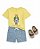 Conjunto Bebê Ralph Lauren Camiseta Polo Bear Shorts em Denim - Imagem 3
