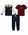 Conjunto 3 peças Infantil Tommy Hilfiger – Jaqueta de Beisebol com Capuz em Fleece - Imagem 4
