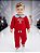 Conjunto Tommy Hilfiger Bebê em Moletom Vermelho - Imagem 2