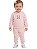 Conjunto Tommy Hilfiger Bebê em Moletom rosa - Imagem 1