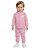 Agasalho Infantil Nike – Jaqueta com Zíper e Calça Jogger rosa - Imagem 1