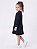Vestido Infantil Tommy Hilfiger Polo em Tricô Trançado Azul Marinho - Imagem 3
